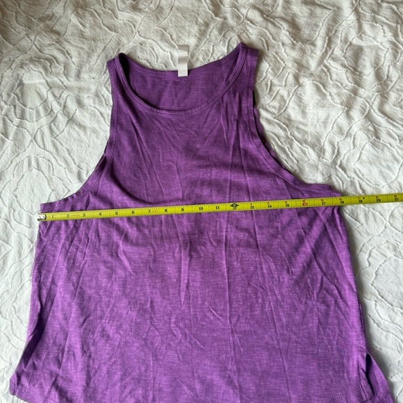 Zella Purple Sleeveless Relaxed Tank Top - Picture 5 of 6